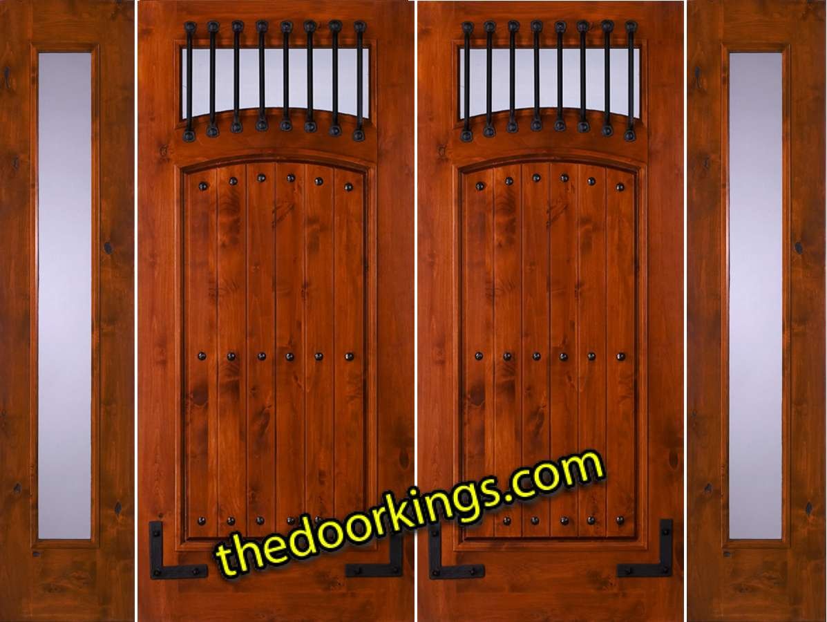 sw64 knotty alder with sw50 clear sidelites